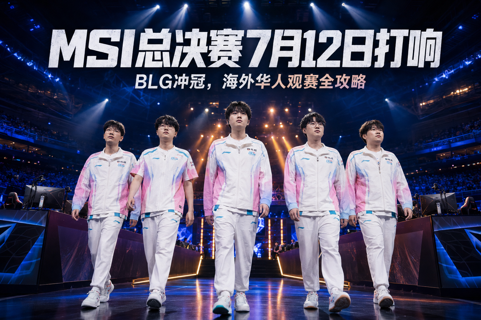 MSI总决赛7月12日打响：BLG冲冠，海外华人观赛全攻略